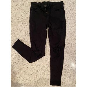 Short length Black American Eagle jeans